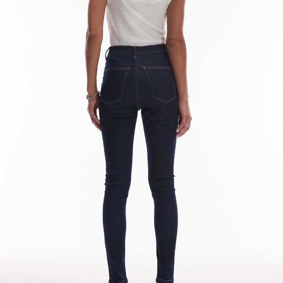 Topshop Indigo Joni Jeans - Picture 2 of 5